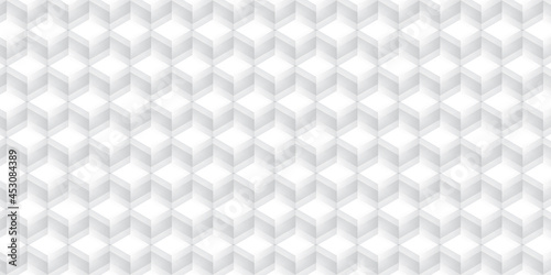 Fototapeta Naklejka Na Ścianę i Meble -  Abstract  white and gray color, modern design background with geometric shape. Vector illustration.