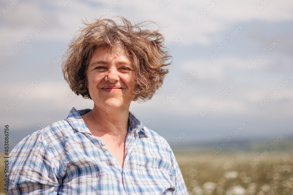 Woman in the fields Woman in the fields