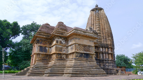 Low angle of  Narayanpal Temple, Narayanpal, Chhattisgarh, India. Vishnu Temple constructed Circa 11th century.  Contemporary to Khajuraho photo