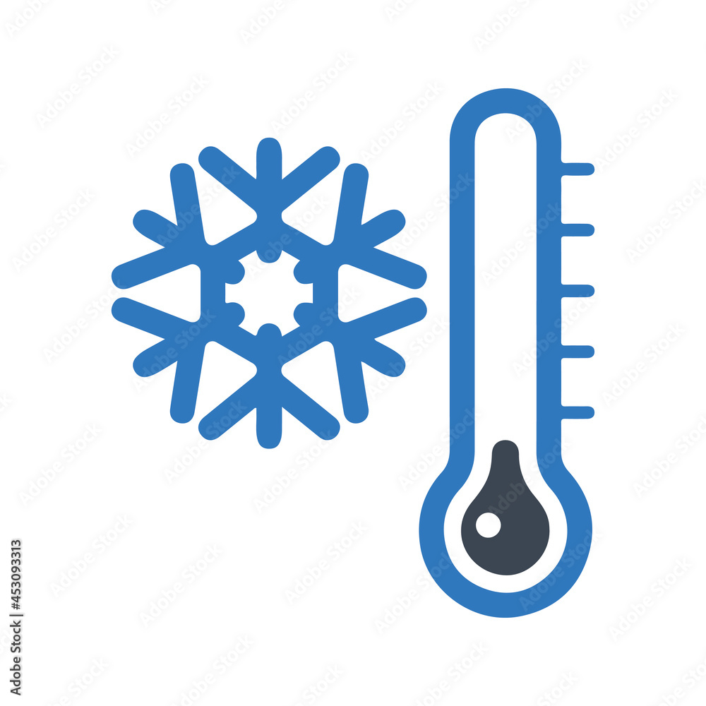 Winter icon. Vector and glyph Winter icon. Vector and glyph