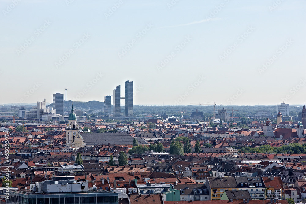 Fototapeta premium Skyline München Panorama