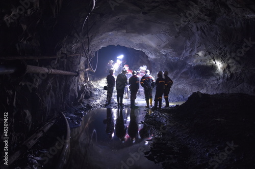Iron Ore Mine in Ukraine, underground, 