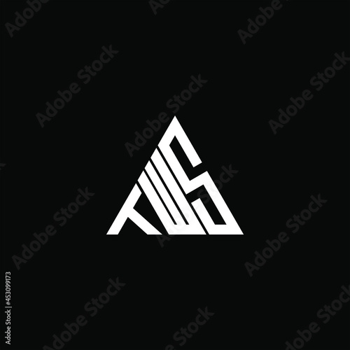 TWS letter logo creative design. TWS unique design
