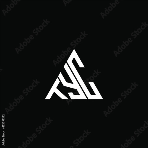 TYC letter logo creative design. TYC unique design