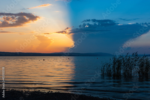 Sonne und Wolken am Bodensee