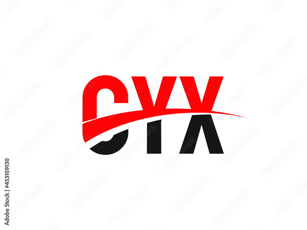 CYX Letter Initial Logo Design Vector Illustration CYX Letter Initial Logo Design Vector Illustration