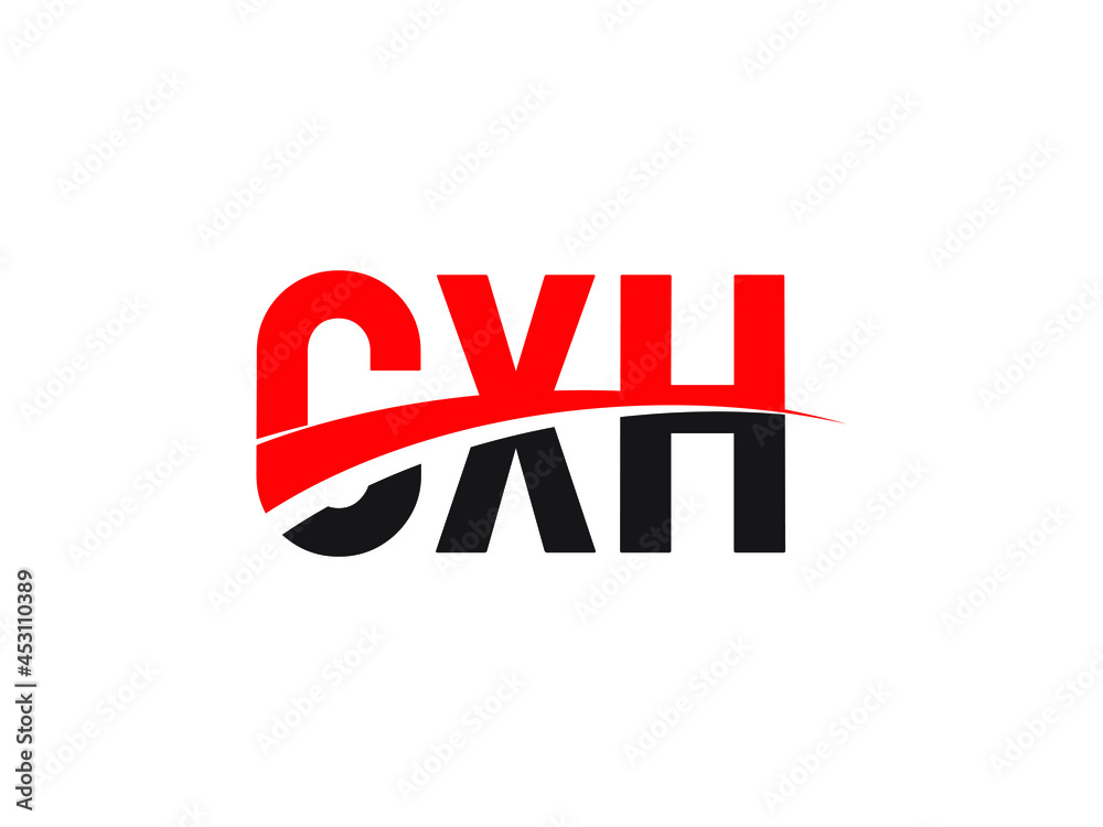 Obraz premium CXH Letter Initial Logo Design Vector Illustration