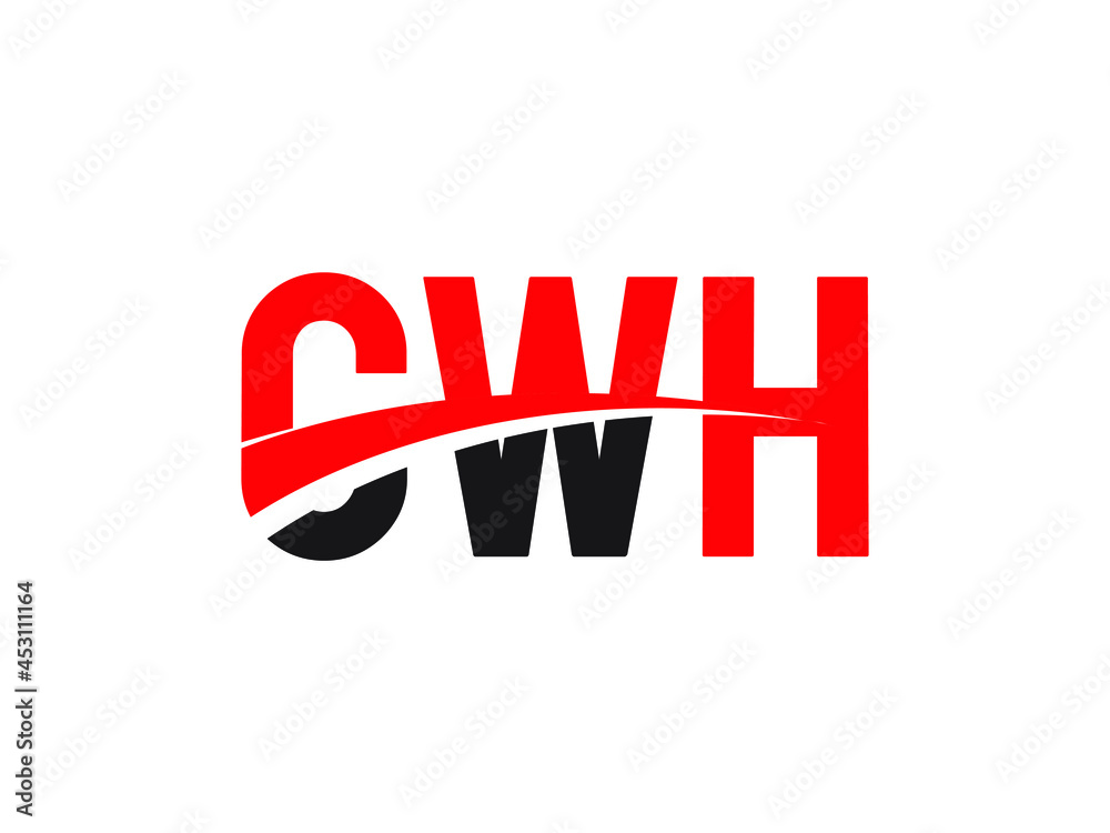 CWH Letter Initial Logo Design Vector Illustration