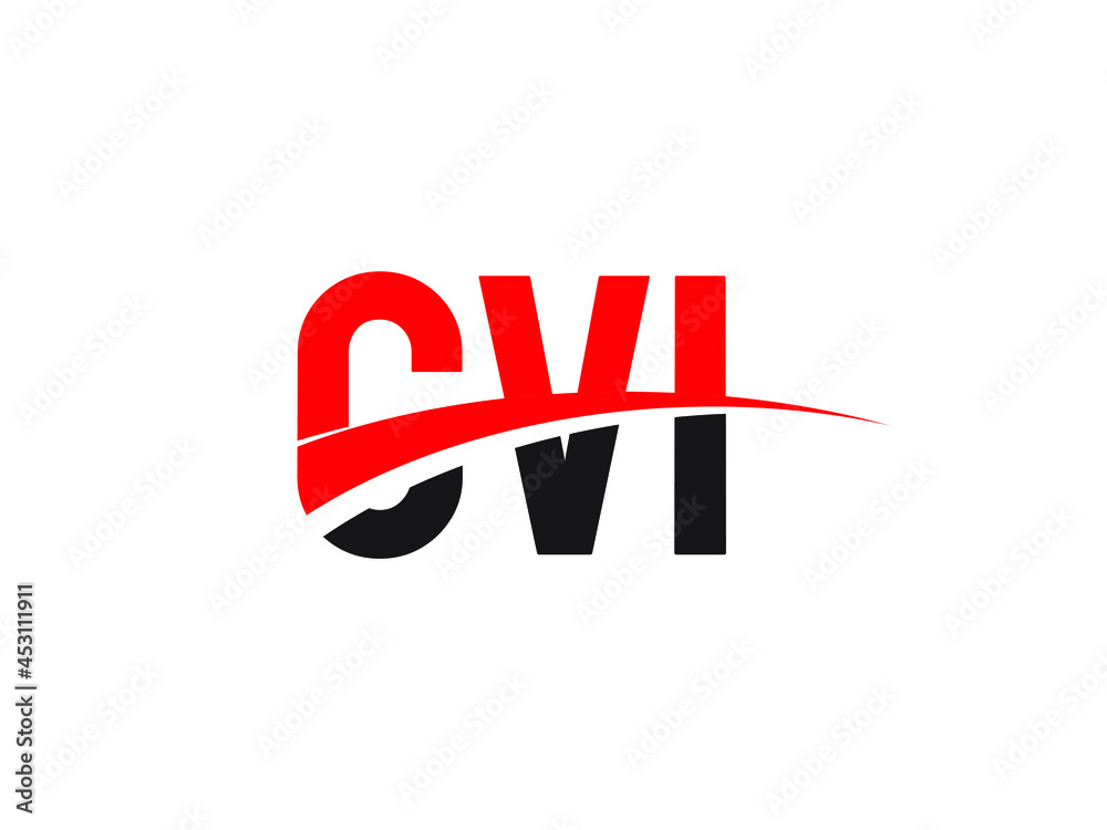 CVI Letter Initial Logo Design Vector Illustration