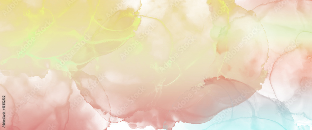 Colorful watercolor with splash paint texture or grunge background