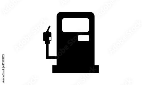 fuel station icon vector