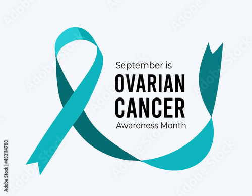Ovarian Cancer Awareness Month. Vector illustration photo