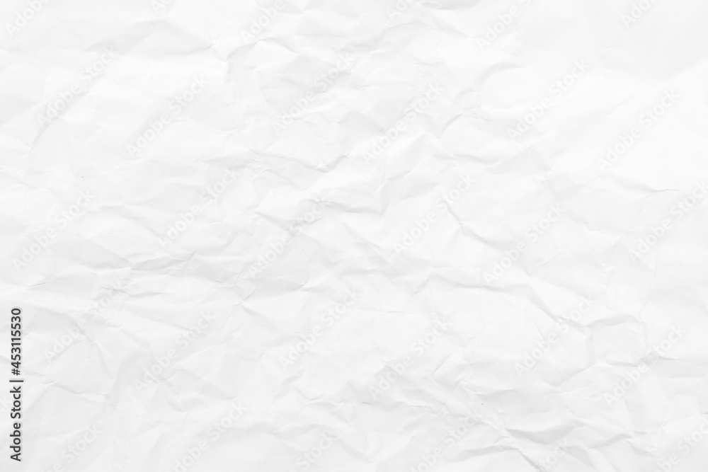 Fototapeta premium Grunge wrinkled white color paper textured background