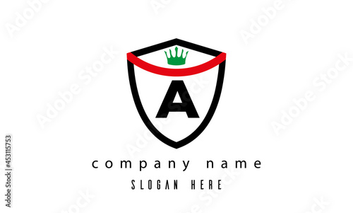 Free Download A king shield single latter logo - GFXLoad