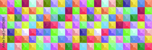 Colorful geometric background. Mosaic tiles. Vector illustration. 