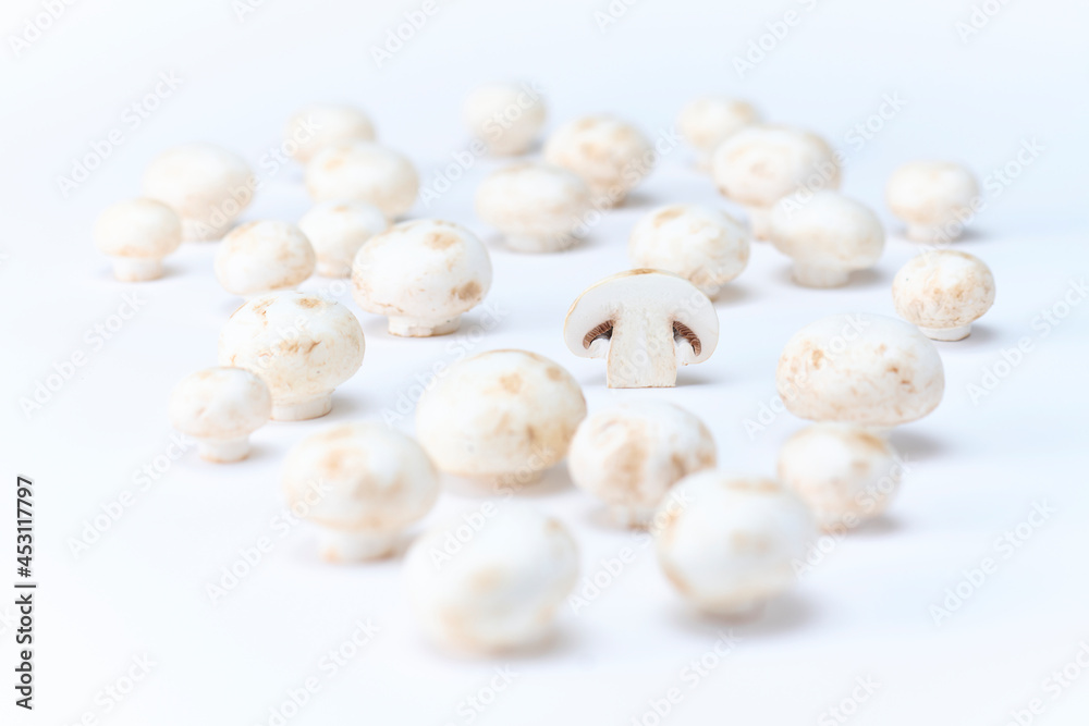 Fototapeta premium マッシュルーム, キノコ, 茸, 野菜, 食材,