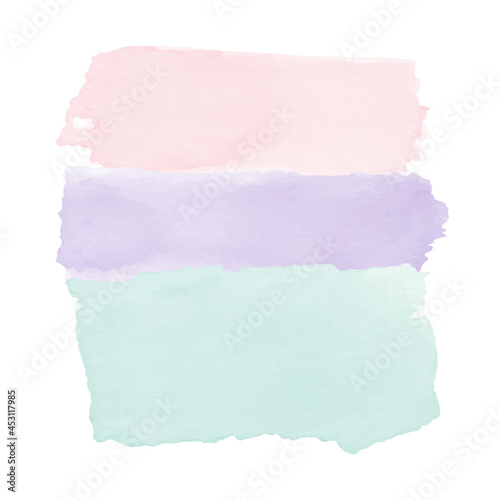 Wallpaper Mural Watercolor background with pastel color Torontodigital.ca