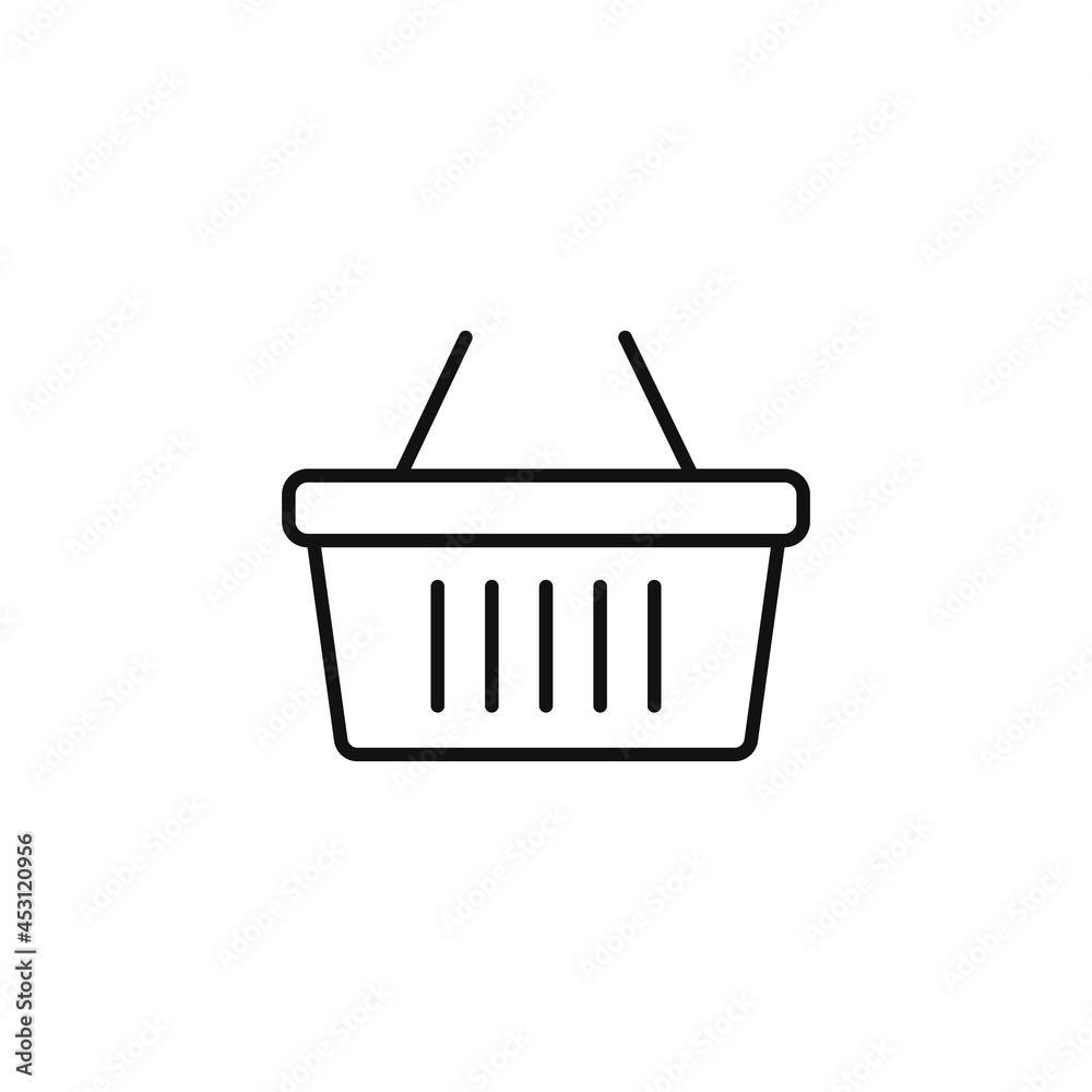 Shopping basket icon Shopping basket icon