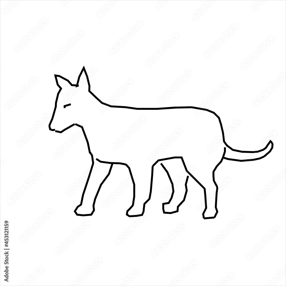 Fototapeta premium Cat sketch vector design