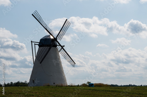 Estonian Windmill in the Country