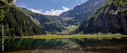 Billede på lærred summer dayon the Hintersee lake in Austrian Alps