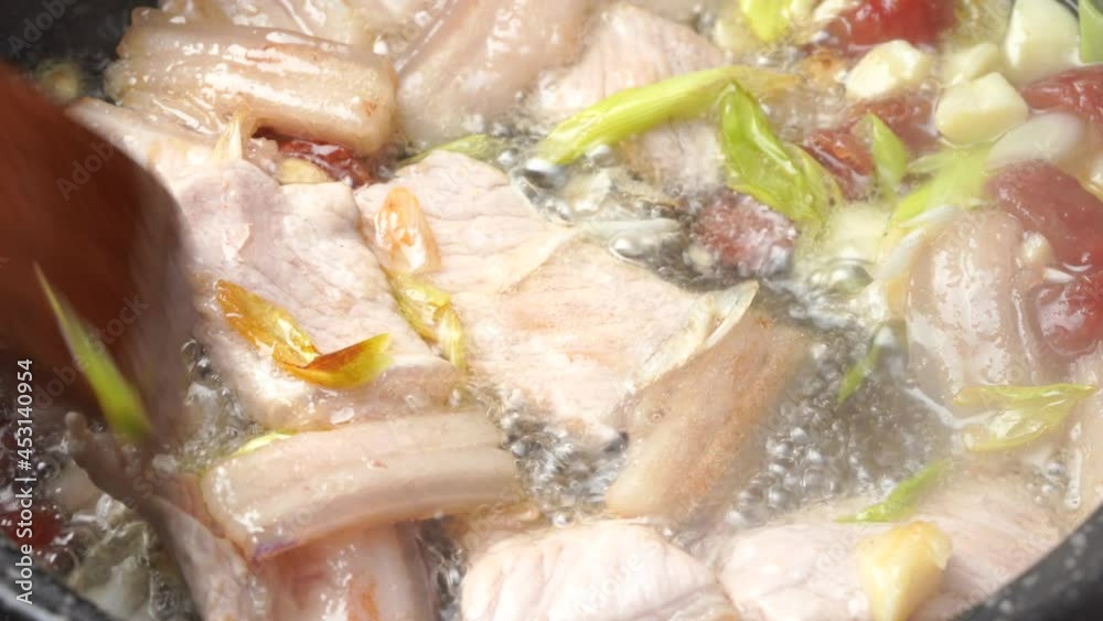 Stewed cabbage with pork vermicelli, a specialty of Northeast China Stewed cabbage with pork vermicelli, a specialty of Northeast China