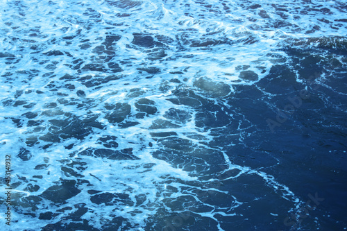 Ocean-Sea Waves Beautiful Pattern Texture Design Blue background