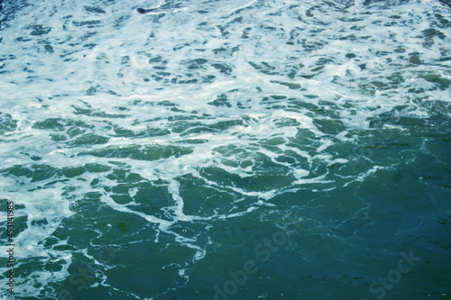 Ocean-Sea Waves Beautiful Pattern Texture Design Blue background