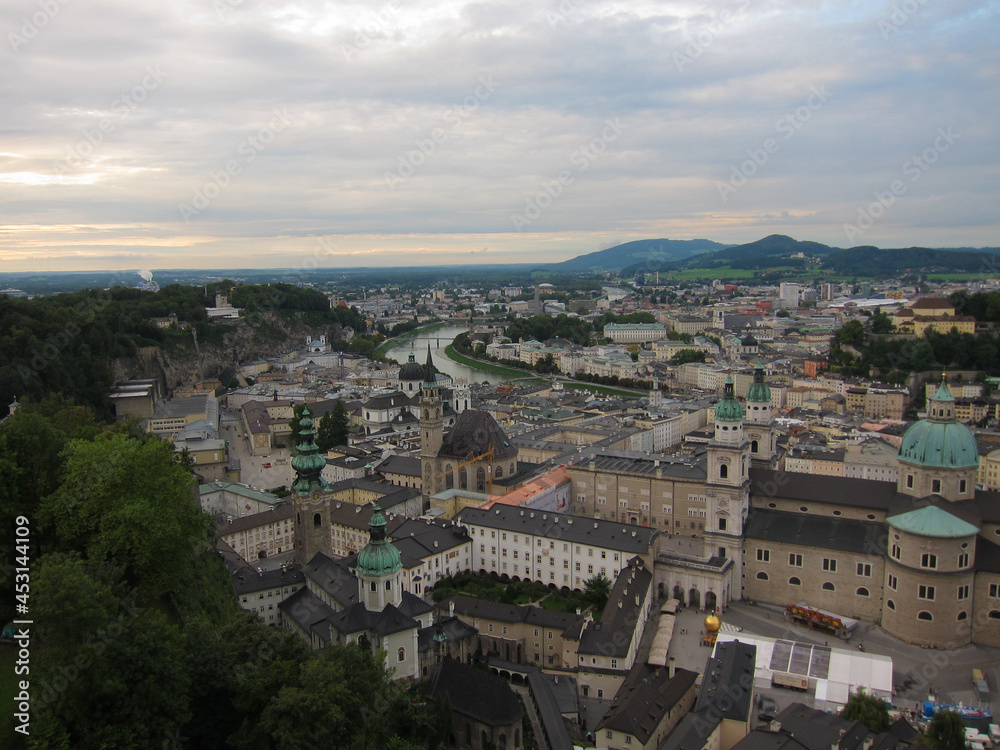 A view from the hill of Salzburg