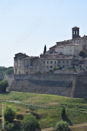 Antico borgo toscano di Anghiari in Valtiberina