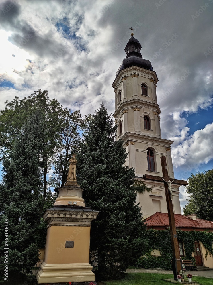 Church tower in Pinsk, Belarus, Europe Church tower in Pinsk, Belarus, Europe