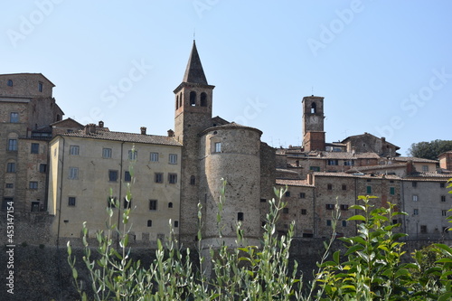 Antico borgo toscano di Anghiari in Valtiberina