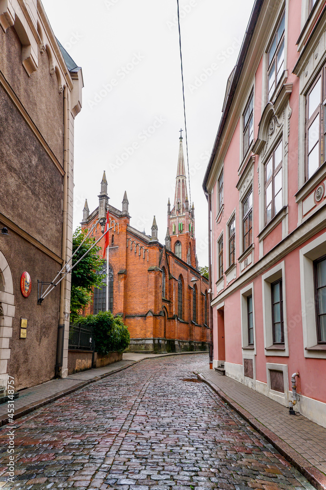 view of the historic city center in Riga