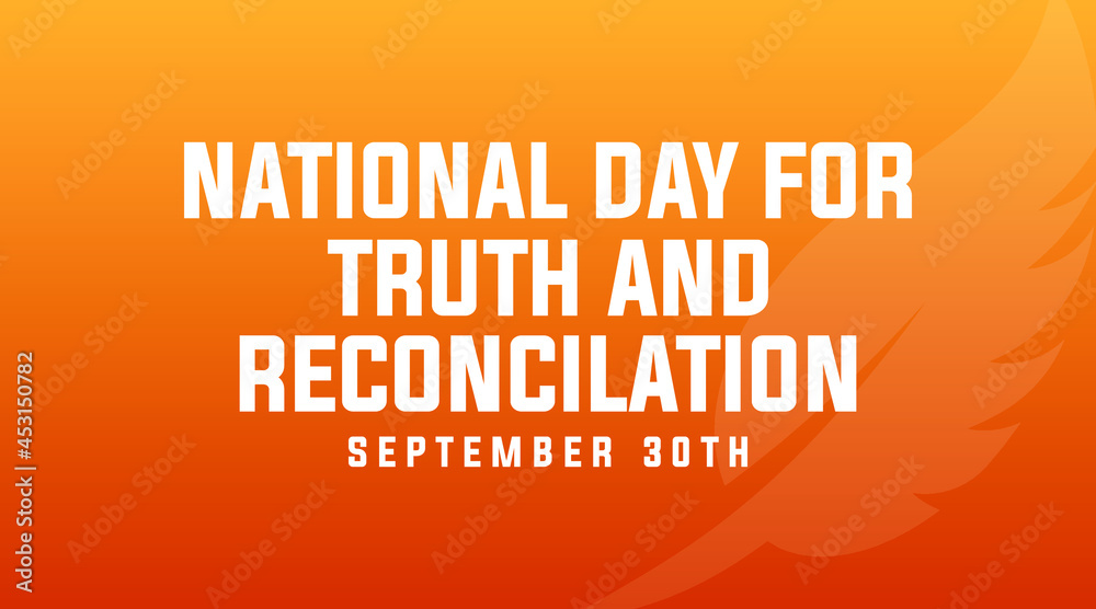 National Day Of Truth And Reconciliation Modern Creative Banner Design