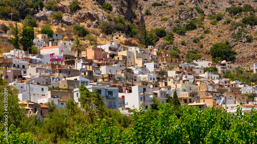 Obraz na płótnie View of the village of Kritsa on the island of Crete w salonie