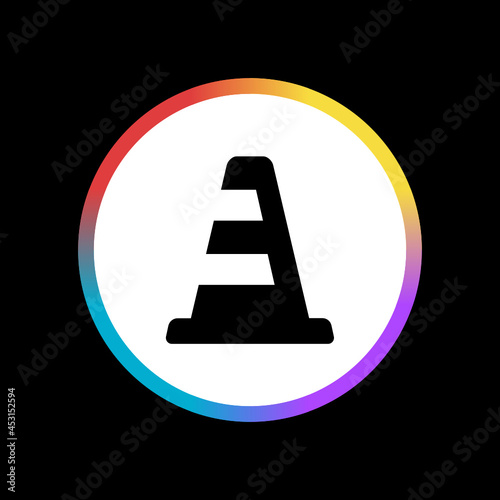 Traffic Cone - Sticker