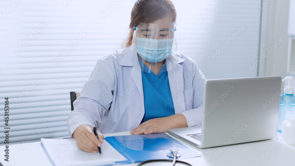 Medicine doctor working Healthcare and medical Coronavirus pandemic Covid-19 outbreak insurance and help concept Medicine doctor working Healthcare and medical Coronavirus pandemic Covid-19 outbreak insurance and help concept
