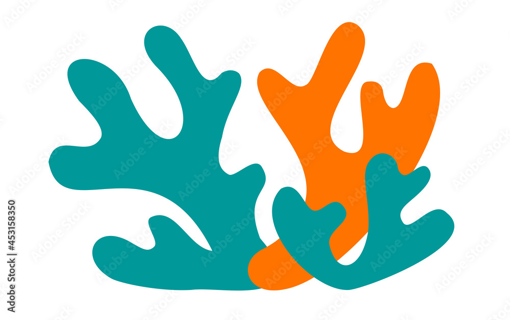 Bright seaweed aquarium bottom for design Bright seaweed aquarium bottom for design