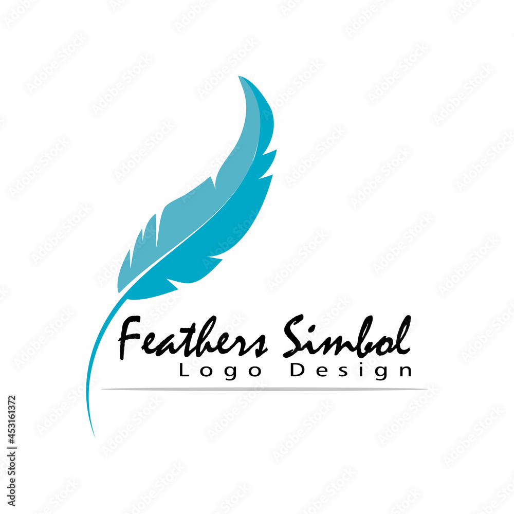Feathers Logo Template vector symbol nature Feathers Logo Template vector symbol nature