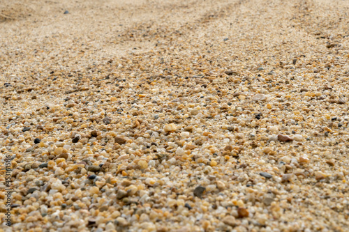 Coarse Sand pile and Find Granular Sand pile and fill Sand pile. used to make concrete  , to create  path , to create  floor. Sand texture , Sand  background and Sand isolated.
