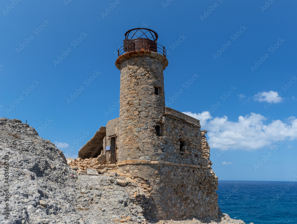 The ruins of the Agios Ioannis lighthouse / Aforesmenos lighthouse