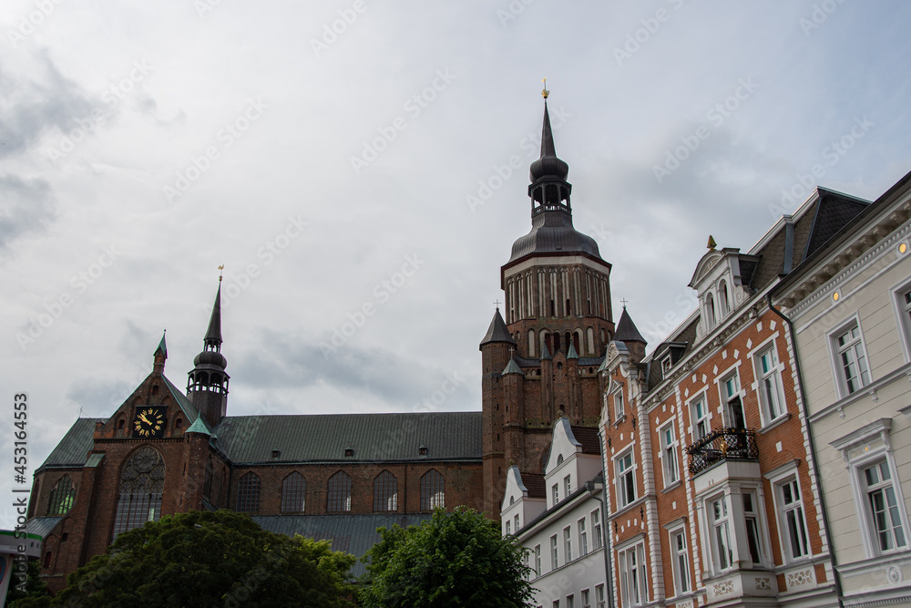 The 104 meter high St. Mary's Church in Stralsund