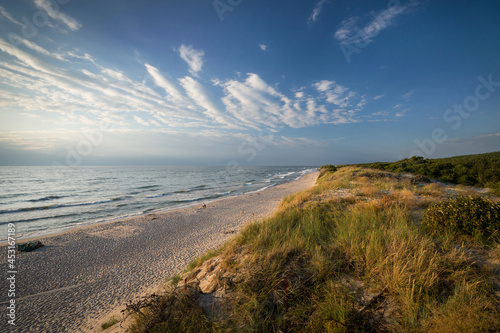 Beach near dune Efa, Curonian spit, Russia photo