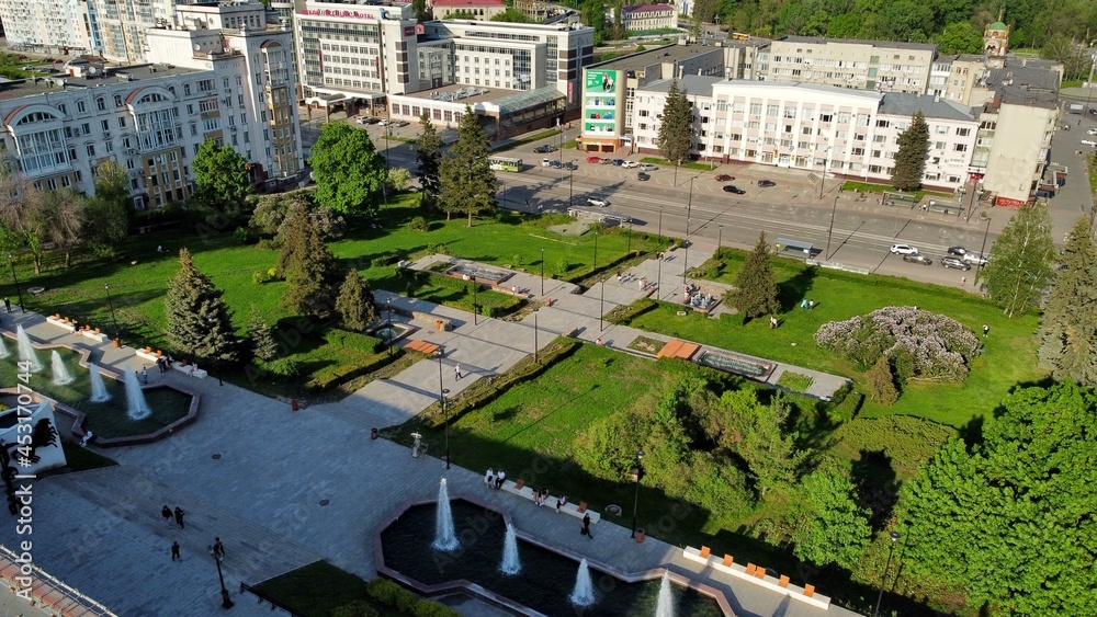 Park with fountains near the theatre