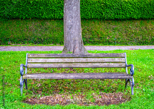 old park bench