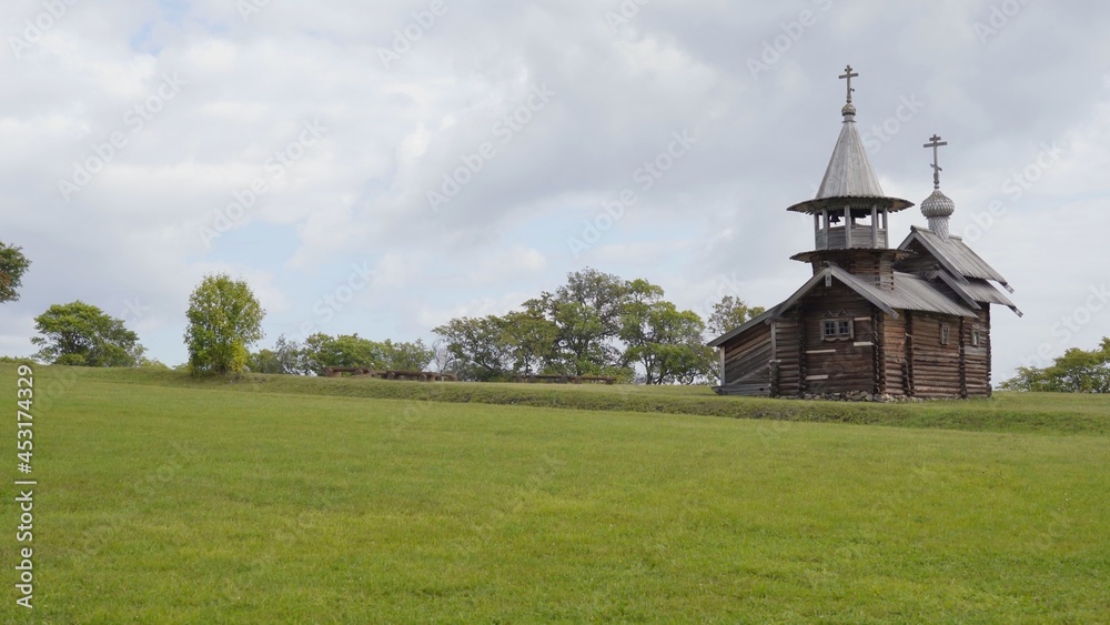 Fototapeta premium Church of the Transfiguration of the Lord on the Kizhi island.