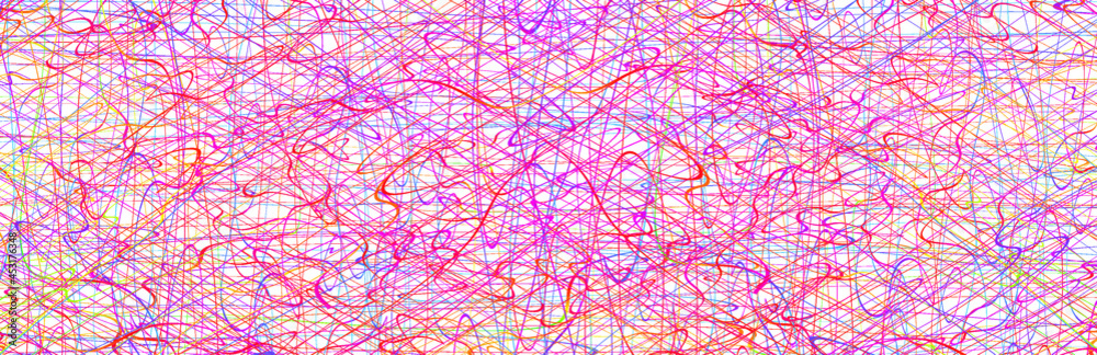 Colorful chaotic lines background. Hand drawn lines. Tangled chaotic pattern. Vector illustration. Colorful chaotic lines background. Hand drawn lines. Tangled chaotic pattern. Vector illustration.