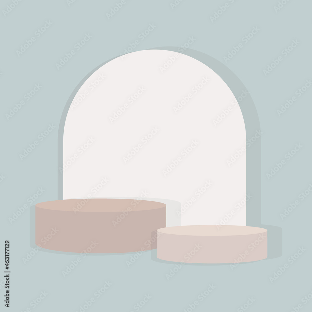 Abstract pastel vector product display Abstract pastel vector product display