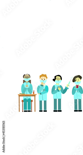 a set of interesting doctors at work