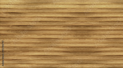 Abstract wavy light carved wood texture